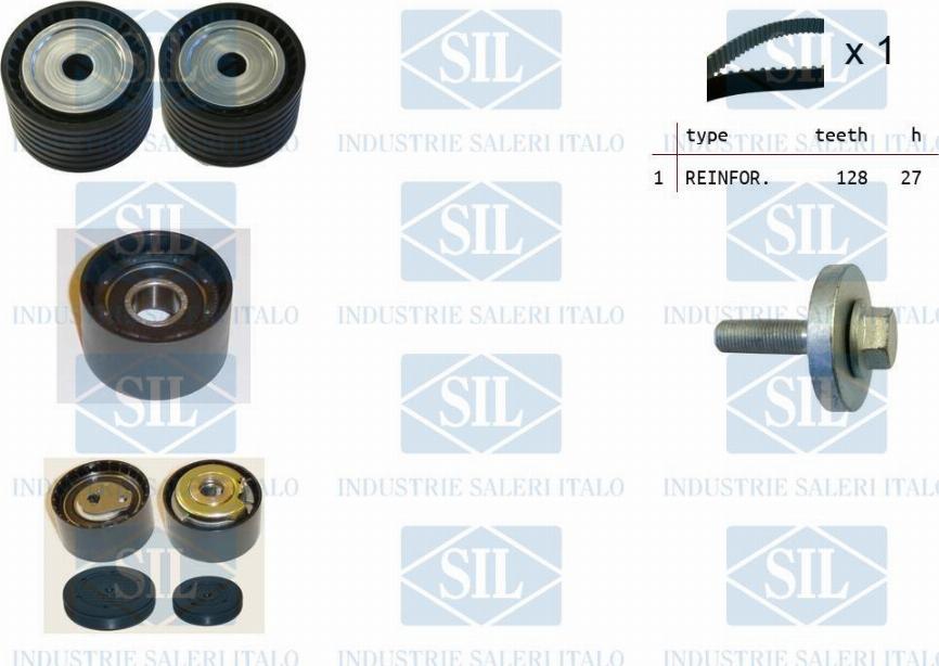 Saleri SIL TK1254 - Timing Belt Set www.autospares.lv