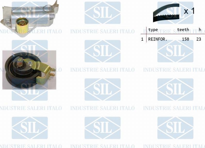 Saleri SIL TK1251 - Timing Belt Set www.autospares.lv