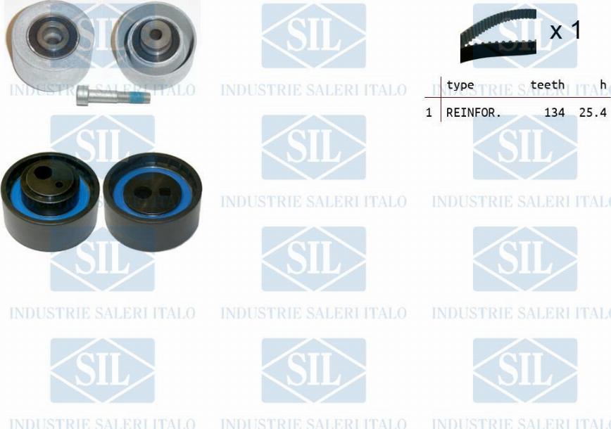 Saleri SIL TK1231 - Zobsiksnas komplekts www.autospares.lv