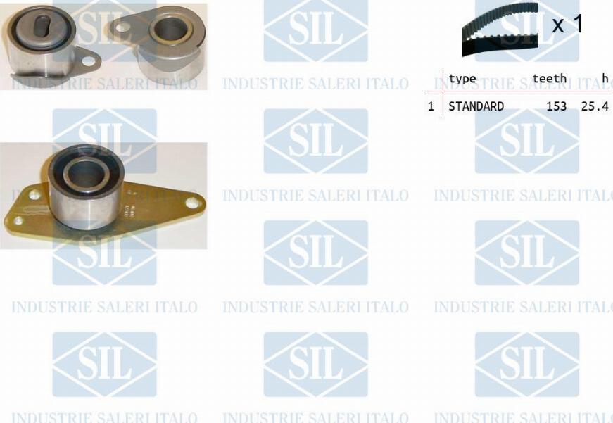 Saleri SIL TK1237 - Timing Belt Set www.autospares.lv