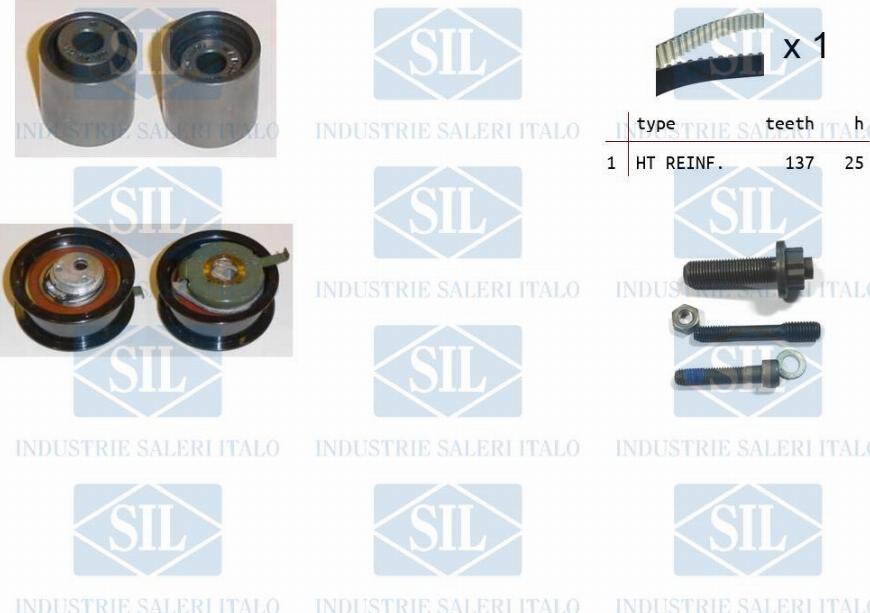 Saleri SIL TK1226 - Timing Belt Set www.autospares.lv