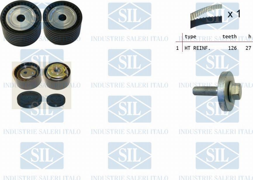 Saleri SIL TK1277 - Timing Belt Set www.autospares.lv