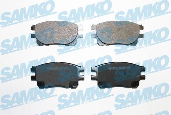 Samko 5SP999 - Bremžu uzliku kompl., Disku bremzes www.autospares.lv