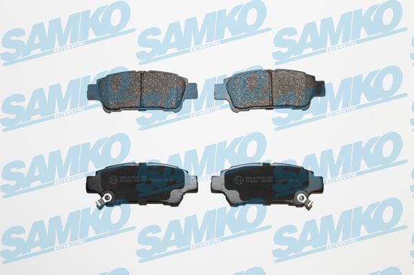 Samko 5SP996 - Bremžu uzliku kompl., Disku bremzes autospares.lv