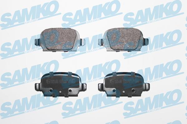 Samko 5SP998 - Тормозные колодки, дисковые, комплект www.autospares.lv