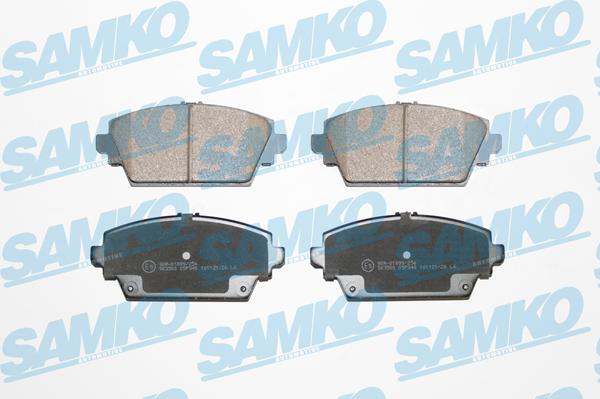 Samko 5SP940 - Bremžu uzliku kompl., Disku bremzes www.autospares.lv