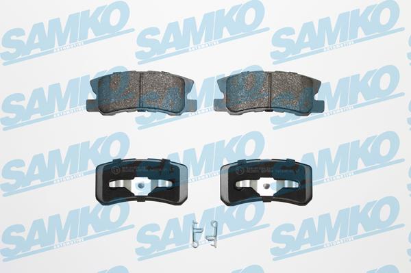 Samko 5SP954 - Тормозные колодки, дисковые, комплект www.autospares.lv