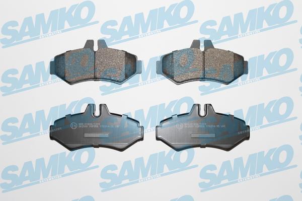 Samko 5SP956 - Тормозные колодки, дисковые, комплект www.autospares.lv