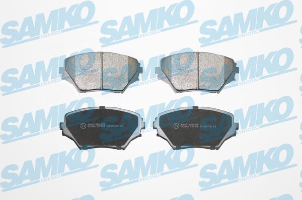 Samko 5SP958 - Brake Pad Set, disc brake www.autospares.lv