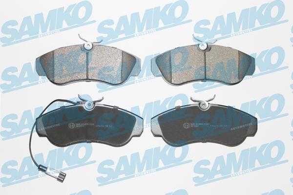 Samko 5SP965 - Brake Pad Set, disc brake www.autospares.lv