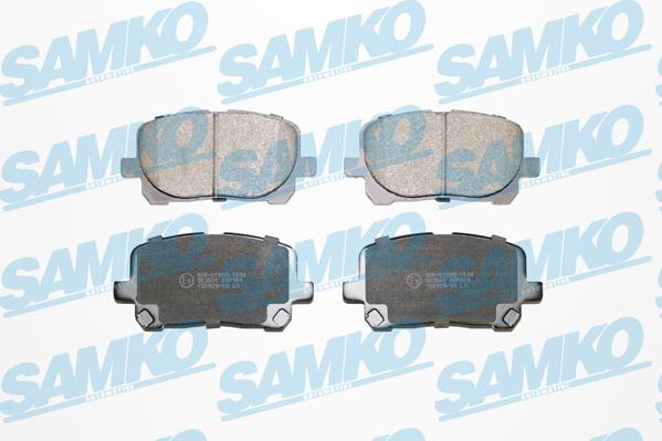 Samko 5SP904 - Brake Pad Set, disc brake www.autospares.lv