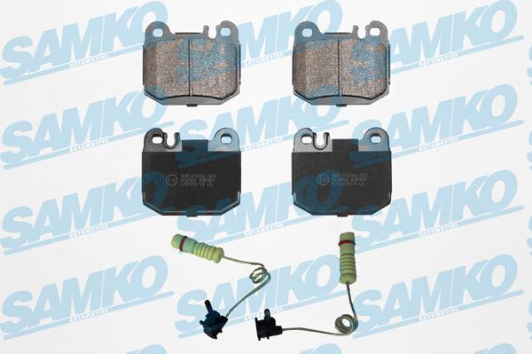 Samko 5SP901A - Тормозные колодки, дисковые, комплект www.autospares.lv