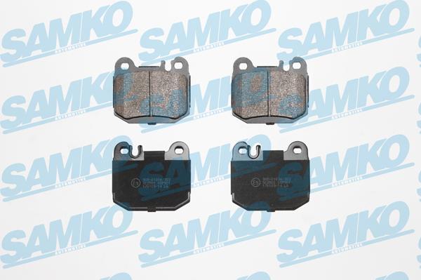 Samko 5SP901 - Тормозные колодки, дисковые, комплект www.autospares.lv