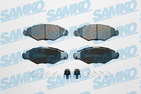 Samko 5SP903 - Тормозные колодки, дисковые, комплект www.autospares.lv