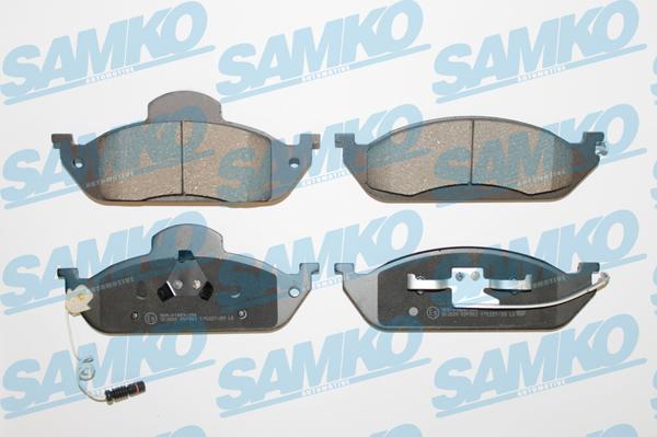 Samko 5SP983 - Bremžu uzliku kompl., Disku bremzes www.autospares.lv