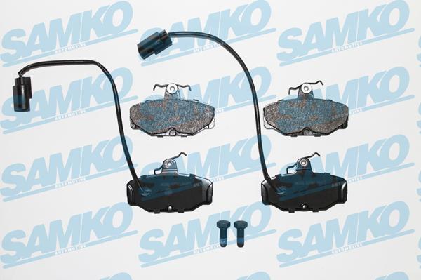 Samko 5SP987 - Bremžu uzliku kompl., Disku bremzes www.autospares.lv