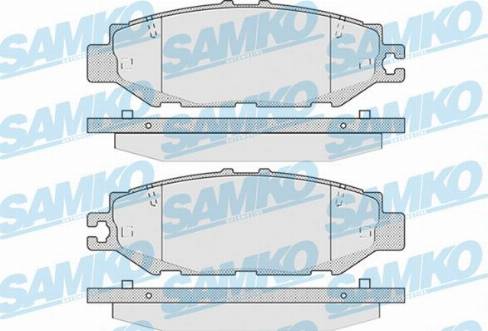 Samko 5SP939 - Bremžu uzliku kompl., Disku bremzes www.autospares.lv