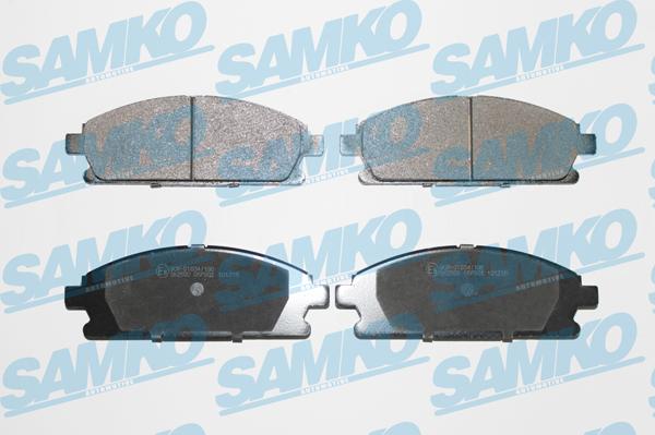 Samko 5SP935 - Тормозные колодки, дисковые, комплект www.autospares.lv