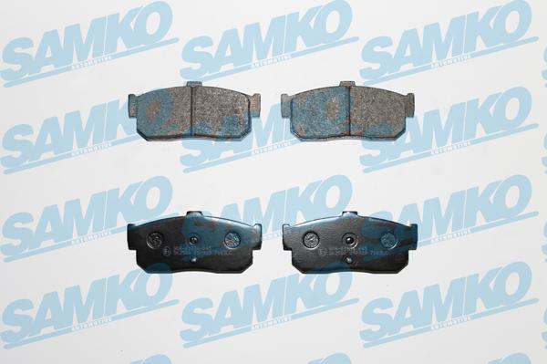 Samko 5SP929 - Тормозные колодки, дисковые, комплект www.autospares.lv