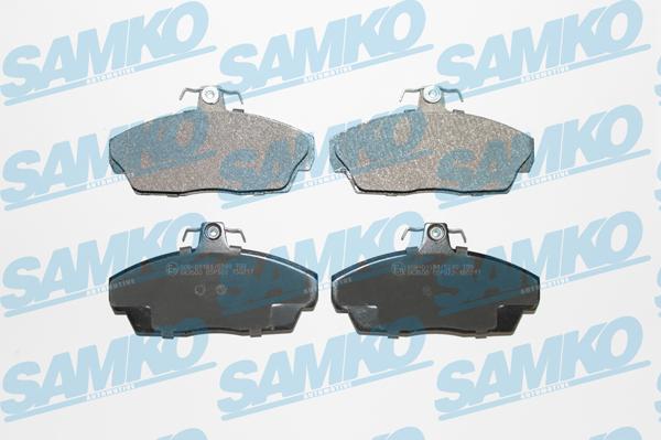 Samko 5SP922 - Тормозные колодки, дисковые, комплект www.autospares.lv