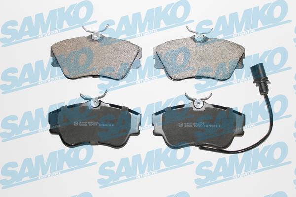 Samko 5SP977 - Bremžu uzliku kompl., Disku bremzes www.autospares.lv