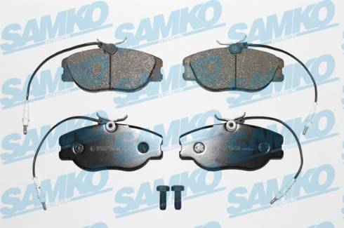 Samko 5SP498 - Brake Pad Set, disc brake www.autospares.lv