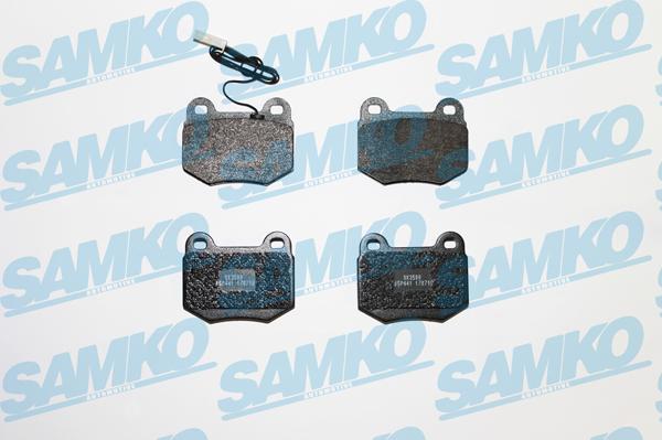 Samko 5SP441 - Bremžu uzliku kompl., Disku bremzes www.autospares.lv