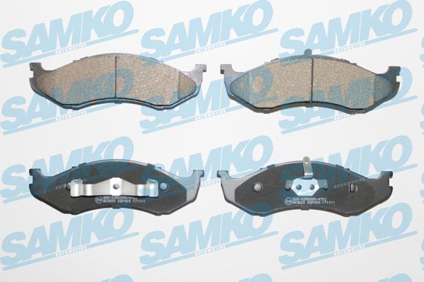 Samko 5SP459 - Bremžu uzliku kompl., Disku bremzes www.autospares.lv