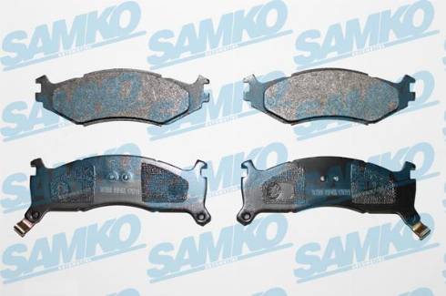 Samko 5SP455 - Bremžu uzliku kompl., Disku bremzes www.autospares.lv