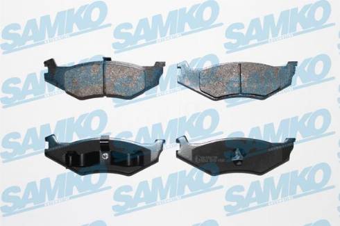 Samko 5SP456 - Bremžu uzliku kompl., Disku bremzes www.autospares.lv