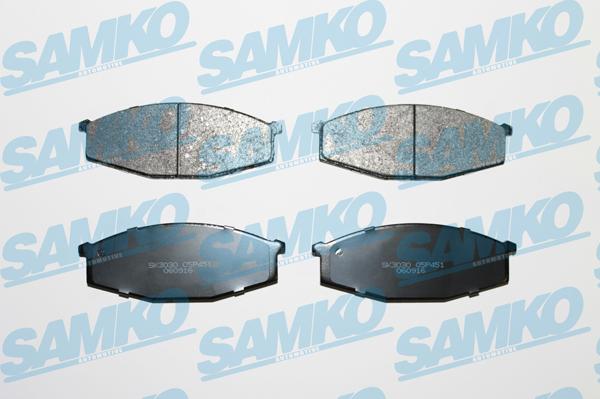 Samko 5SP451 - Bremžu uzliku kompl., Disku bremzes www.autospares.lv