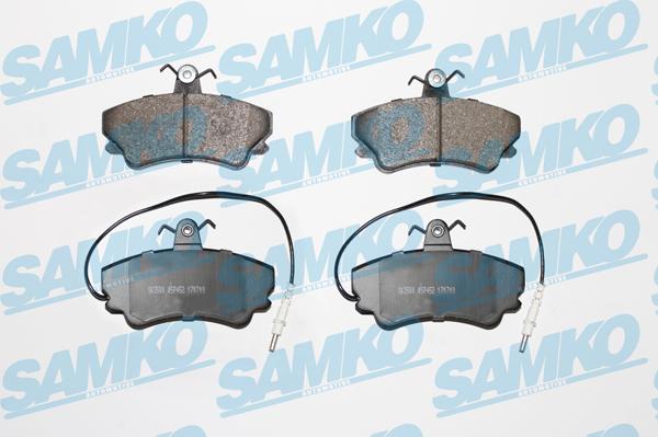 Samko 5SP452 - Bremžu uzliku kompl., Disku bremzes www.autospares.lv