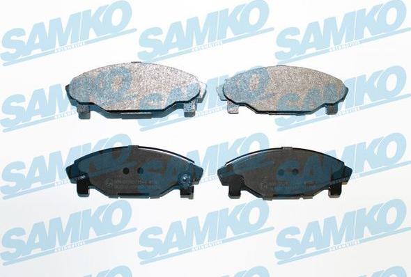 Samko 5SP457 - Bremžu uzliku kompl., Disku bremzes www.autospares.lv