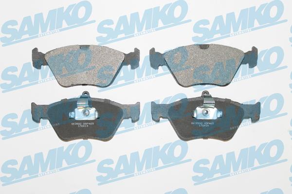 Samko 5SP465 - Brake Pad Set, disc brake www.autospares.lv