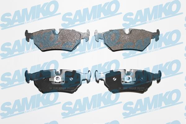 Samko 5SP418 - Тормозные колодки, дисковые, комплект www.autospares.lv