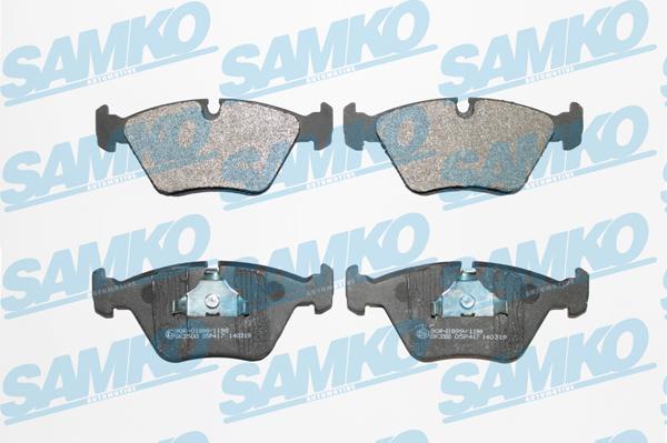 Samko 5SP417 - Brake Pad Set, disc brake www.autospares.lv