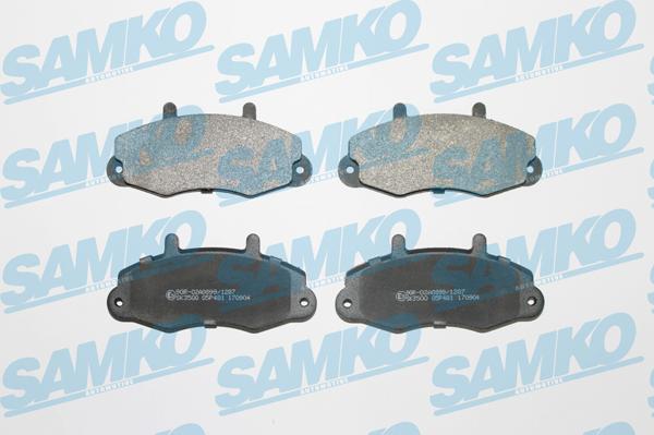 Samko 5SP481 - Bremžu uzliku kompl., Disku bremzes www.autospares.lv