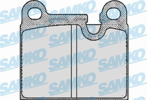 Samko 5SP432 - Bremžu uzliku kompl., Disku bremzes www.autospares.lv