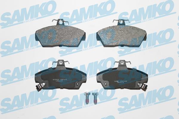 Samko 5SP429 - Тормозные колодки, дисковые, комплект www.autospares.lv