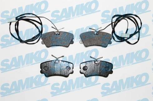 Samko 5SP421 - Bremžu uzliku kompl., Disku bremzes www.autospares.lv