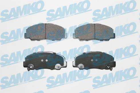 Samko 5SP549 - Bremžu uzliku kompl., Disku bremzes www.autospares.lv