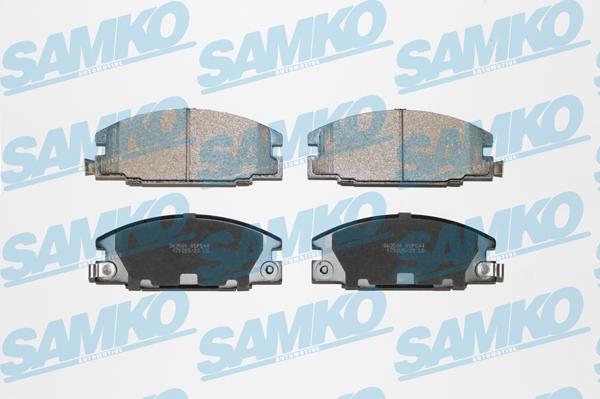 Samko 5SP544 - Тормозные колодки, дисковые, комплект www.autospares.lv