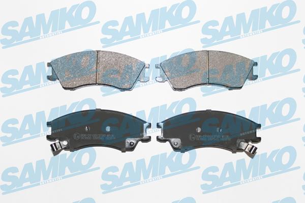 Samko 5SP543 - Bremžu uzliku kompl., Disku bremzes www.autospares.lv