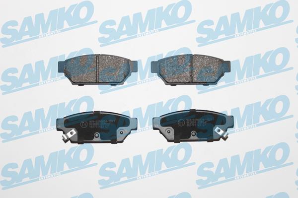 Samko 5SP547 - Тормозные колодки, дисковые, комплект www.autospares.lv