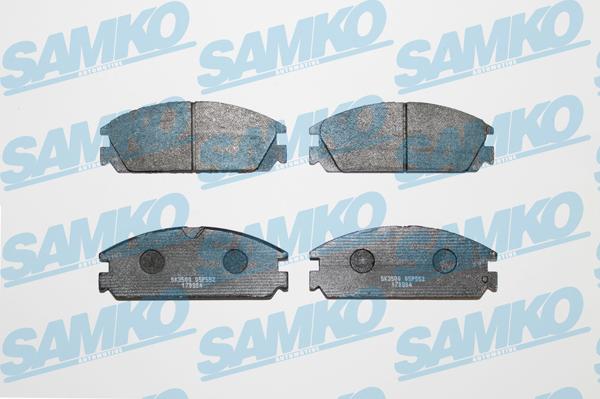 Samko 5SP552 - Bremžu uzliku kompl., Disku bremzes www.autospares.lv