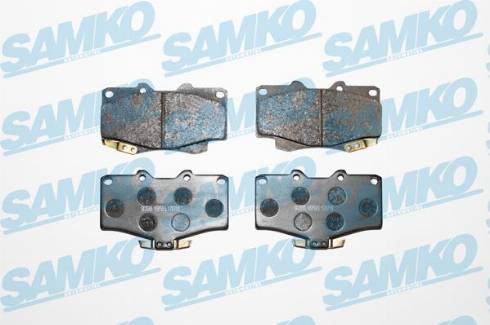 Samko 5SP509 - Тормозные колодки, дисковые, комплект www.autospares.lv