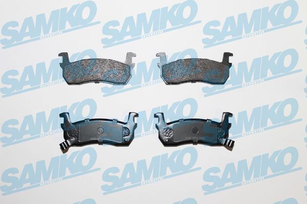 Samko 5SP516 - Тормозные колодки, дисковые, комплект www.autospares.lv