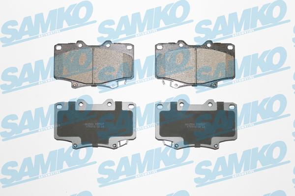 Samko 5SP537 - Bremžu uzliku kompl., Disku bremzes www.autospares.lv