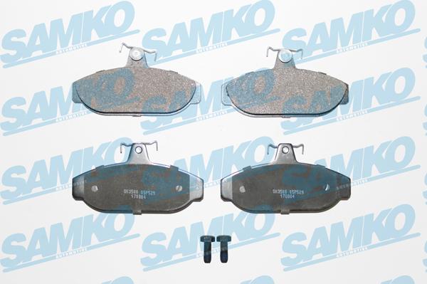 Samko 5SP529 - Bremžu uzliku kompl., Disku bremzes www.autospares.lv