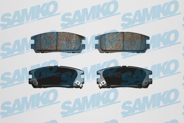 Samko 5SP524 - Тормозные колодки, дисковые, комплект www.autospares.lv